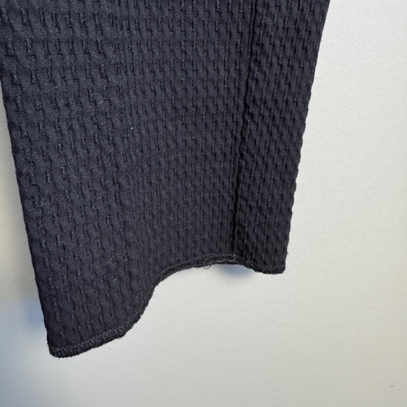 UP! Women's 6 Pull On Textured Casual Dress Legging‎ Pants Black Stretch Comfort - Picture 2 of 13